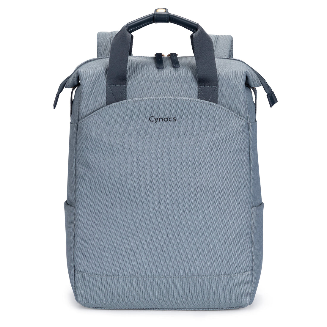 Blick auf das separate, dick gepolsterte Laptopfach im Inneren eines Cynocs rPET Business Rucksacks